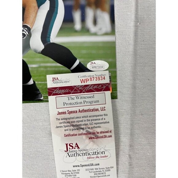 Stefan Wisniewski signed autographed Philadelphia Eagles 8x10 Photo JSA - Picture 3 of 3